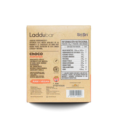 LADDUBAR CHOCO NARANJA x12