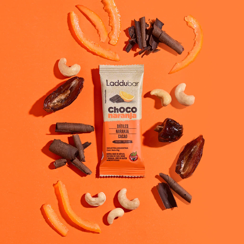 LADDUBAR CHOCO NARANJA x12